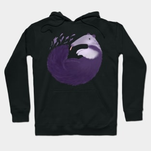 Purple ant eater Hoodie